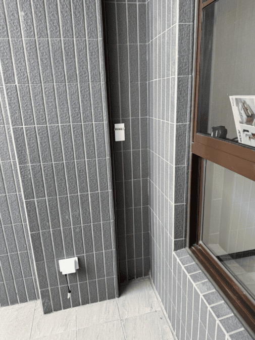 宜蘭縣院里來聚心華廈驗屋 - 預留車充管路待建商拉線